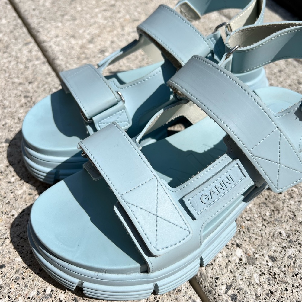 ☆関税込☆GANNI★RECYCLED RUBBER SANDAL★ Ganni Recycled Rubber Sandals